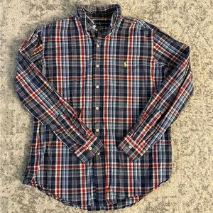 Polo Ralph Lauren Plaid Multi-Color Button Up Shirt Size Medium